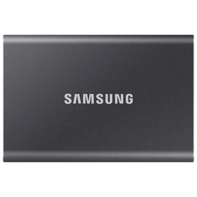 Samsung T7 1TB USB 3.2 External Solid State Drive (MU-PC1T0T/AM) - Grey - English