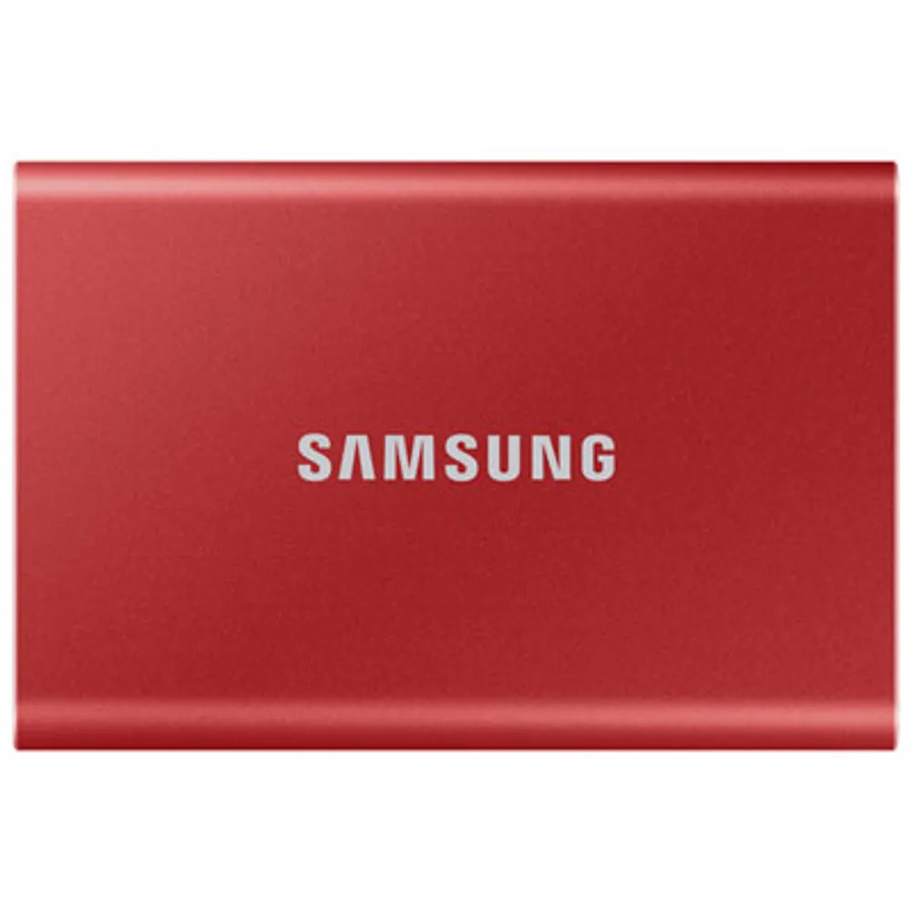 Samsung T7 1TB USB 3.2 External Solid State Drive (MU-PC1T0R/AM) - Red