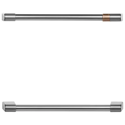 Café 2-Piece Refrigerator Handle Kit (CXQD2H2PNSS) - Brushed Stainless