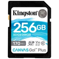 Kingston Canvas Go Plus 256GB 170MB/s SDXC Memory Card