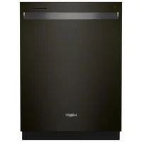 Whirlpool 24" 47dB Built-In Dishwasher with Third Rack (WDT750SAKV) - Black Stainless