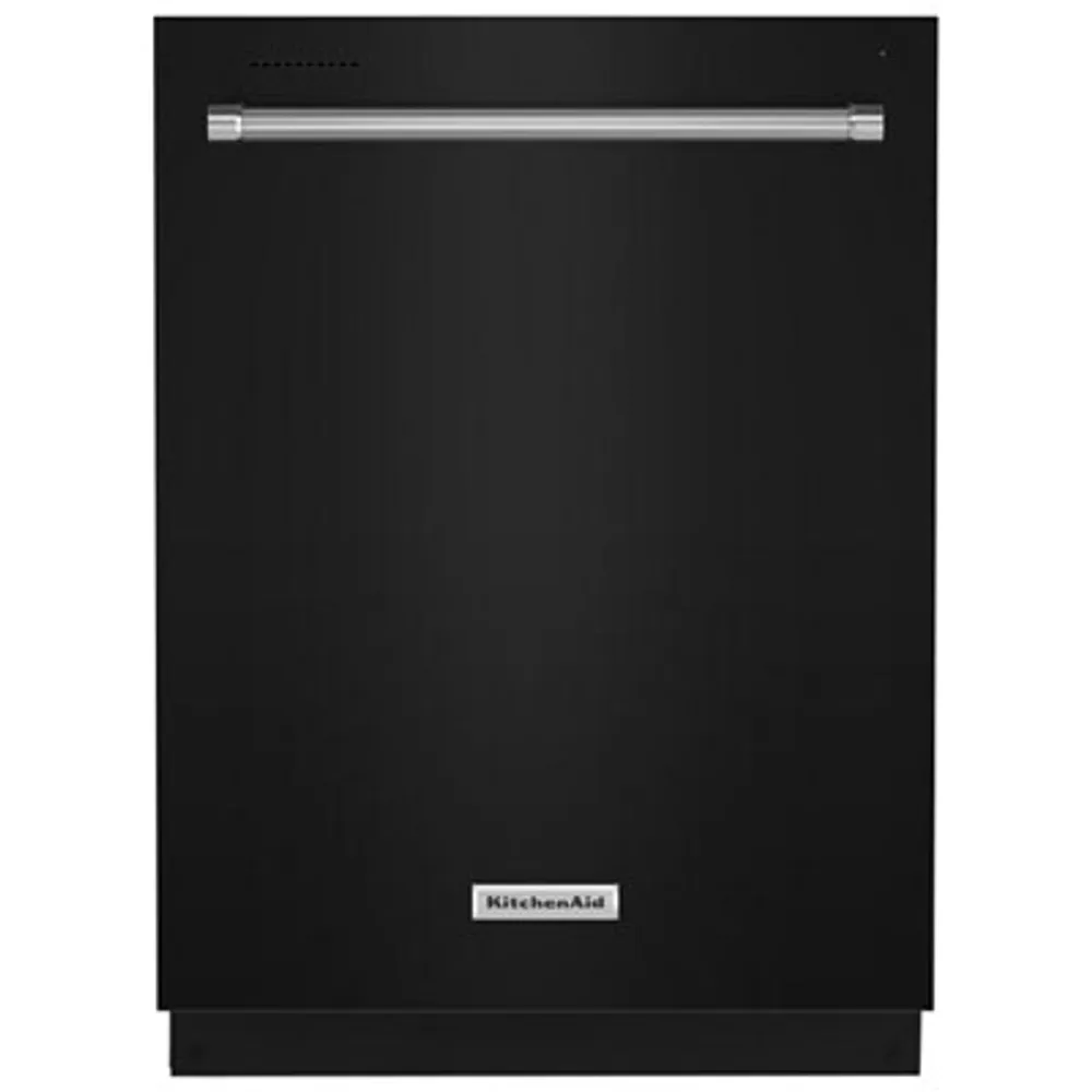 KitchenAid 24" 39dB Built-In Dishwasher with Third Rack (KDTE204KBL) - Black