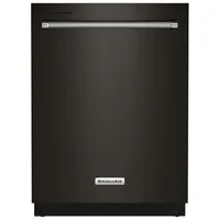 KitchenAid 24" 39dB Built-In Dishwasher with Third Rack (KDTE204KBS) - Black Stainless Steel