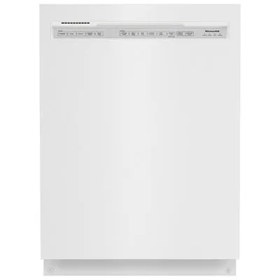 KitchenAid 24" 39dB Built-In Dishwasher with Third Rack (KDFE204KWH) - White
