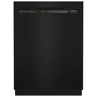 KitchenAid 24" 39dB Built-In Dishwasher with Third Rack (KDFE204KBL) - Black