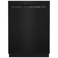 KitchenAid 24" 39dB Built-In Dishwasher with Third Rack (KDFE204KBL) - Black