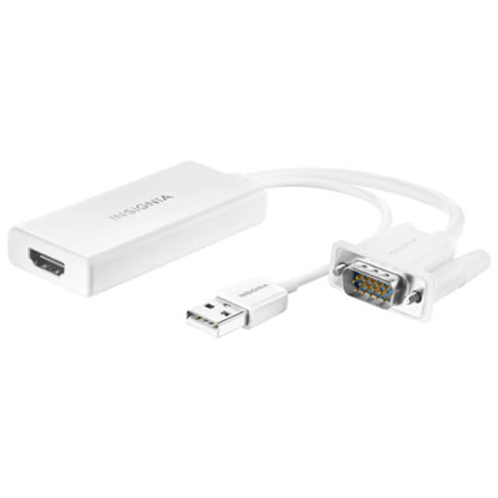 Insignia VGA/USB to HDMI Adapter - Only at Best Buy