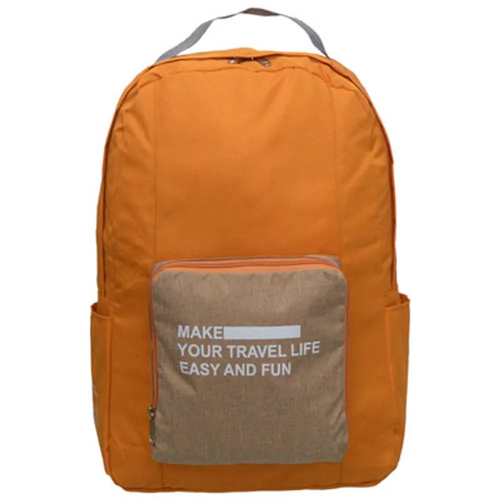 Nicci Foldable Travel Backpack - Yellow