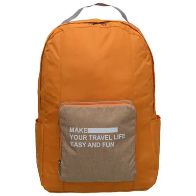 Nicci Foldable Travel Backpack - Yellow