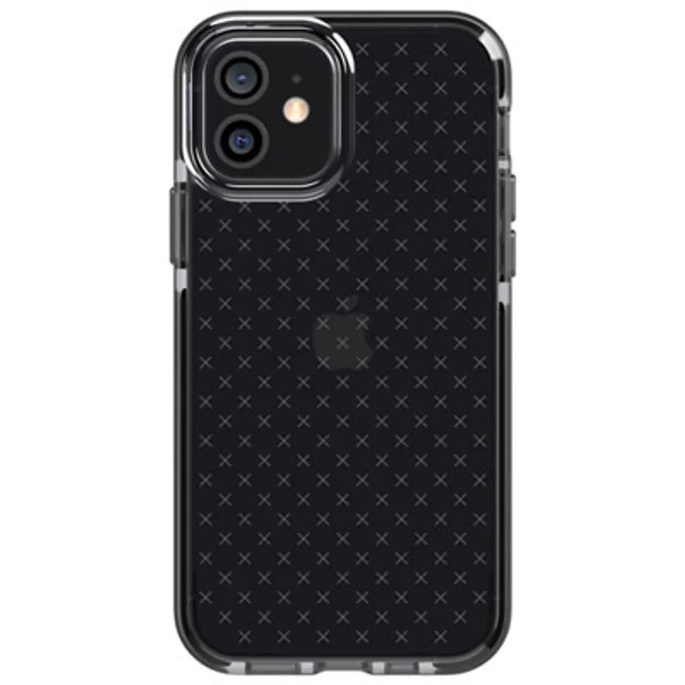 tech21 Evo Check Fitted Soft Shell Case for iPhone 12/12 Pro - Black