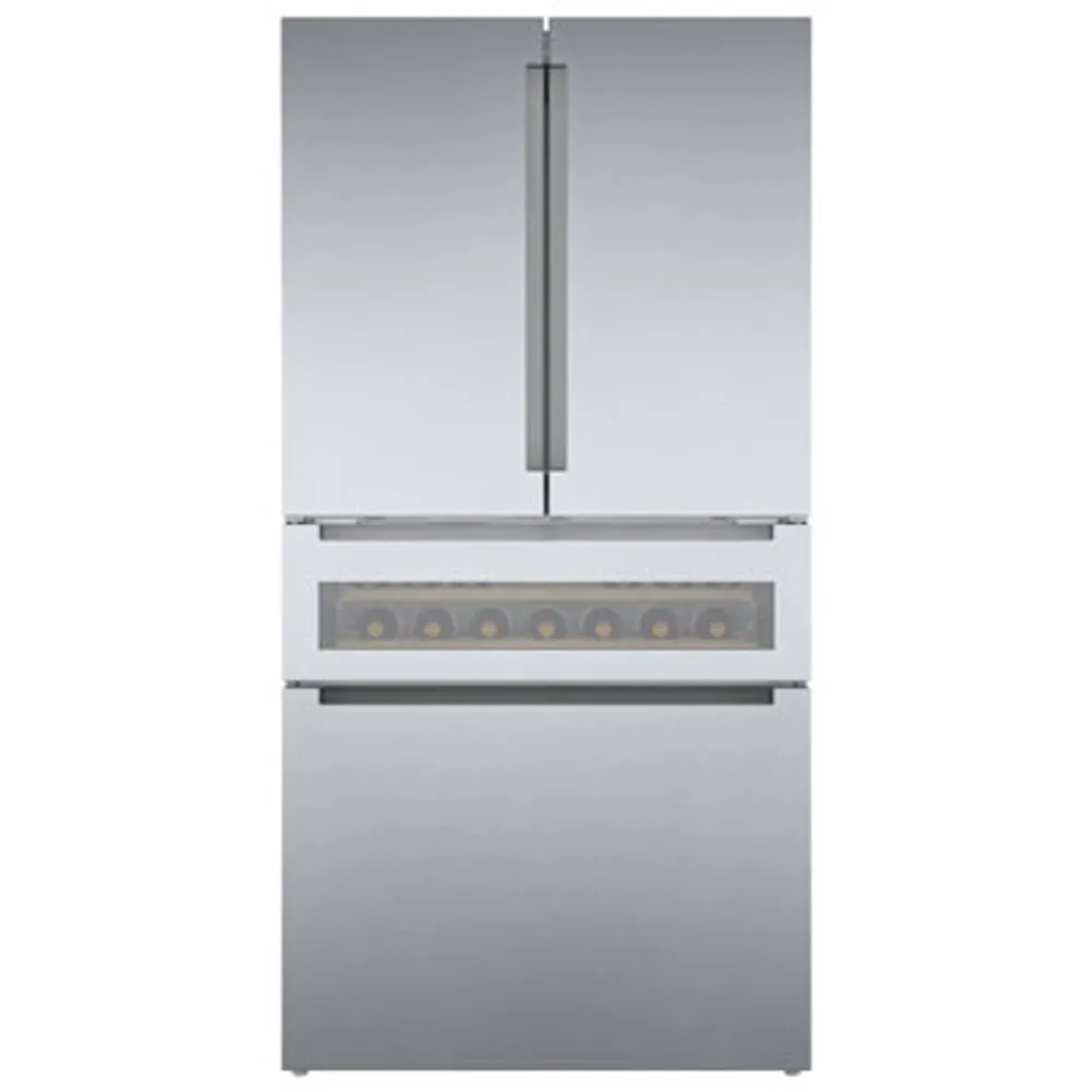 Bosch 36" 21.2 Cu. Ft. French Door Refrigerator with Ice Dispenser (B36CL81ENG) - Stainless Steel