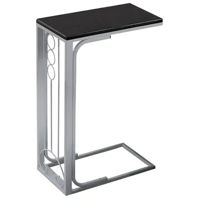 Monarch Modern Rectangular C-Shape End Table