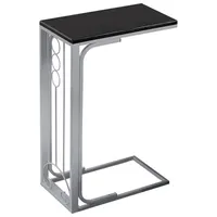 Monarch Modern Rectangular C-Shape End Table
