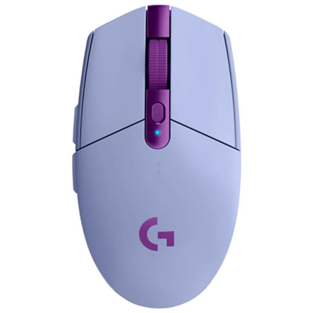Logitech G305 LIGHTSPEED 12000 DPI Wireless HERO Optical Gaming Mouse - Lilac