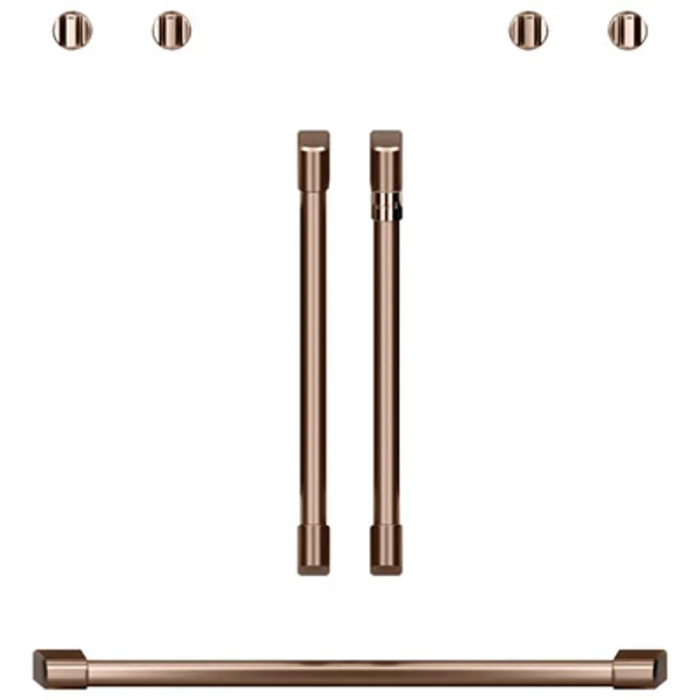 Café 7-Piece Wall Oven Handle & Knob Kit (CXWDFHKPMCU) - Brushed Copper