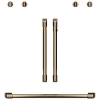 Café 7-Piece Wall Oven Handle & Knob Kit (CXWDFHKPMBZ) - Brushed Bronze