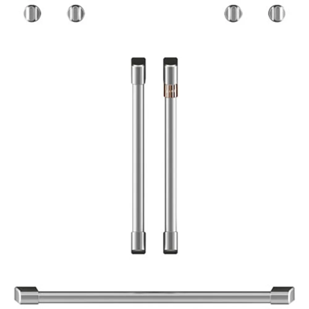 Café 7-Piece Wall Oven Handle & Knob Kit (CXWDFHKPMSS) - Brushed Stainless