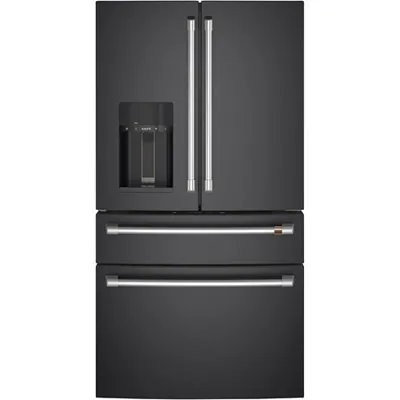 Café 36" 27.8 Cu. Ft. French Door Refrigerator w/ Water & Ice Dispenser (CVE28DP3ND1) - Matte Black
