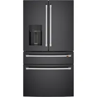 Café 36" 27.8 Cu. Ft. French Door Refrigerator w/ Water & Ice Dispenser (CVE28DP3ND1) - Matte Black