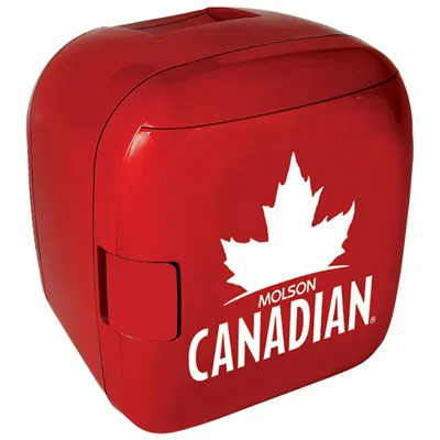 Molson Canadian 0.28 Cu. Ft. Freestanding Bar Fridge (MC09) - Red