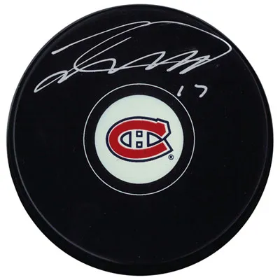 Frameworth Montreal Canadiens: Hockey Puck Signed By Josh Anderson