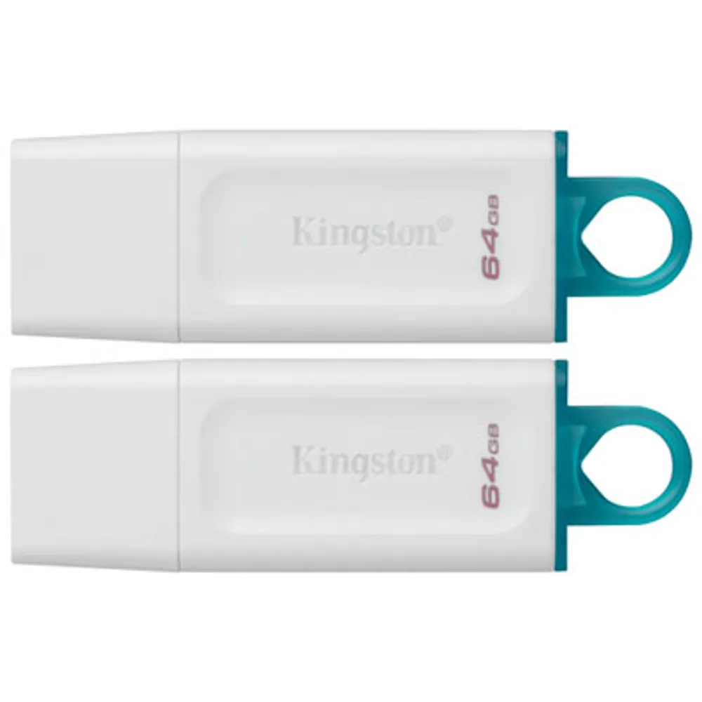 Kingston DataTraveler Exodia 64GB USB 3.2 Flash Drive - 2 Pack