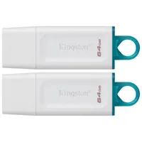 Kingston DataTraveler Exodia 64GB USB 3.2 Flash Drive - 2 Pack