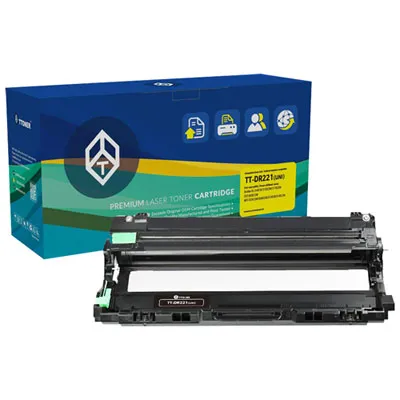 TToner Black Toner Cartridge Compatible with Brother (TT-DR221)
