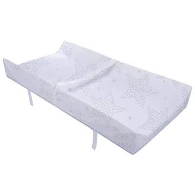 Simmons Contoured Changing Pad - White/Grey Cover