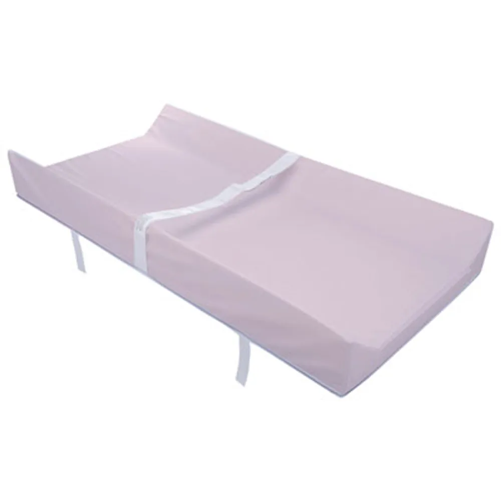 Simmons Contoured Changing Pad - Pink Cover