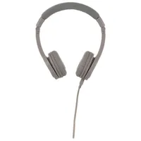 BuddyPhones Explore+ (Plus) On-Ear Headphones - Grey Matter