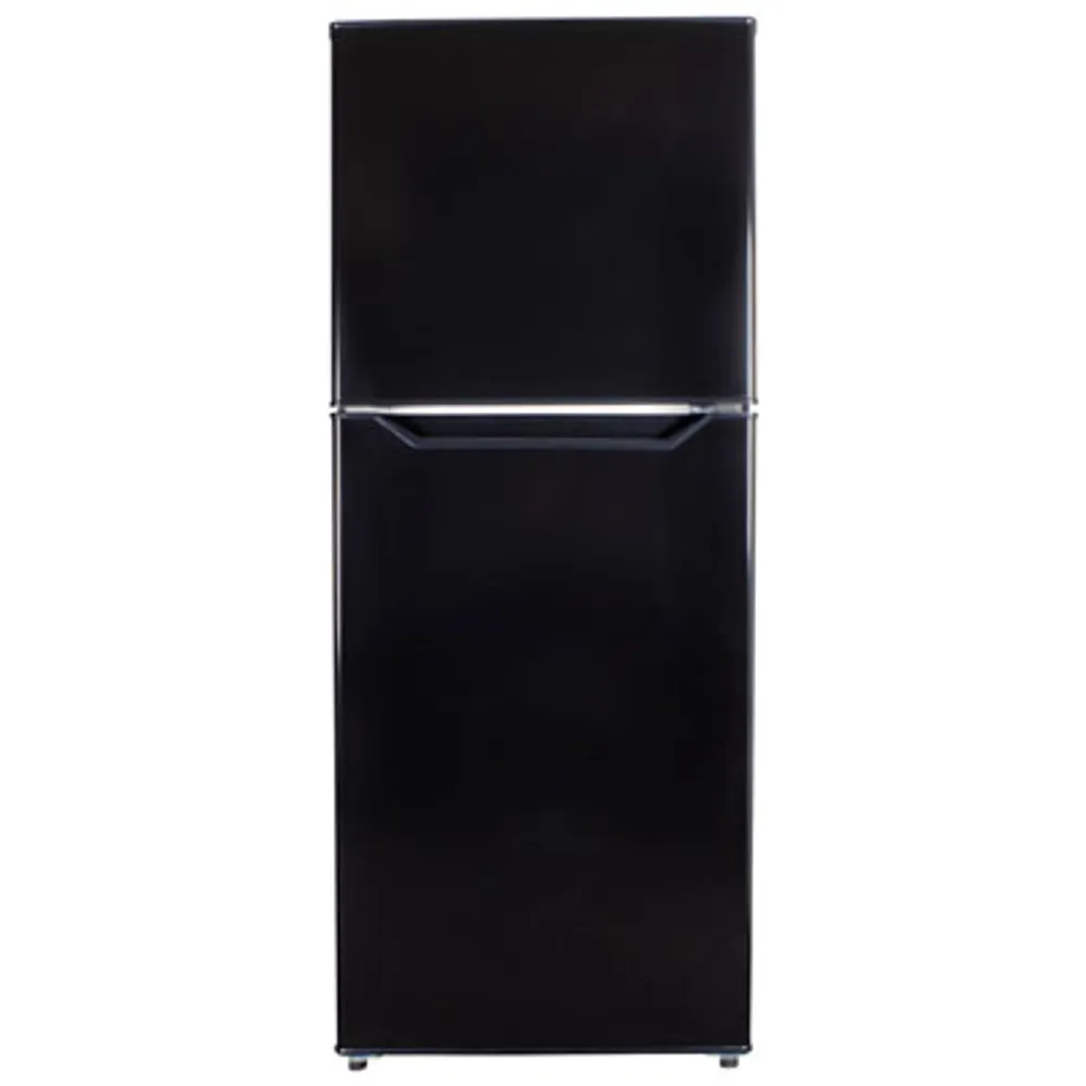 Danby 24" 10.1 Cu. Ft. Top Freezer Refrigerator with LED Lighting (DFF101B1BDB) - Black