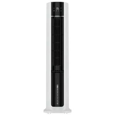 Ecohouzng Air Cooler Oscillating Tower Fan with Humidity - 41" - White