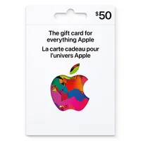 Apple Gift Card - $50 - In-Store Only