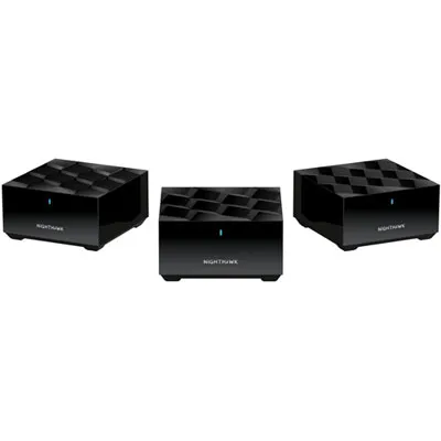 NETGEAR Nighthawk AX1800 Whole Home Mesh Wi-Fi 6 System (MK63S-100CNS) - 3 Pack - Only at Best Buy