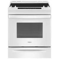 Whirlpool 30" 4.8 Cu. Ft. Self-Clean Slide-In Electric Range (YWEE515S0LW) - White