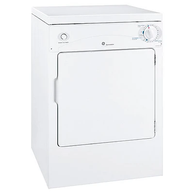 GE 22.8" Electric Dryer (PSKP333EBWW) - White