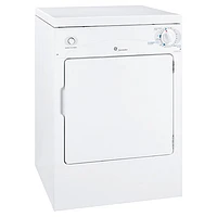 GE 22.8" Electric Dryer (PSKP333EBWW) - White