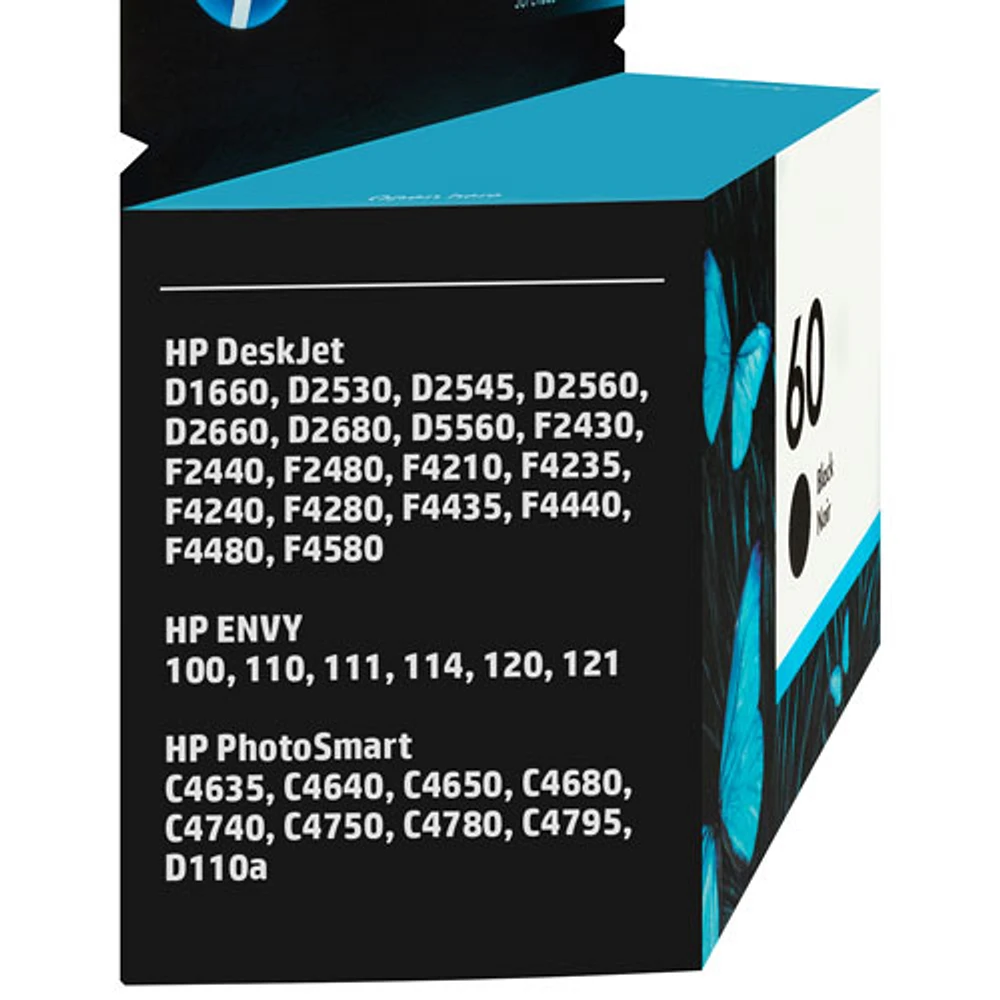 Cartouche d'encre noire 60 de HP (CC640WN#140)