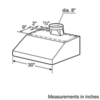 Bosch 30" Range Hood (DPH30652UC)
