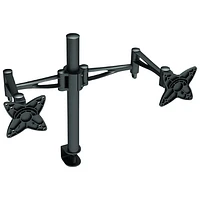 TygerClaw 10" - 23" Full Motion Flat-Panel Monitor Desk Dual-Arm Mount