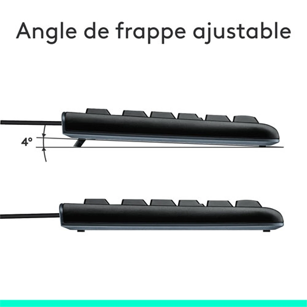 Ensemble avec clavier et souris MK120 de Logitech
