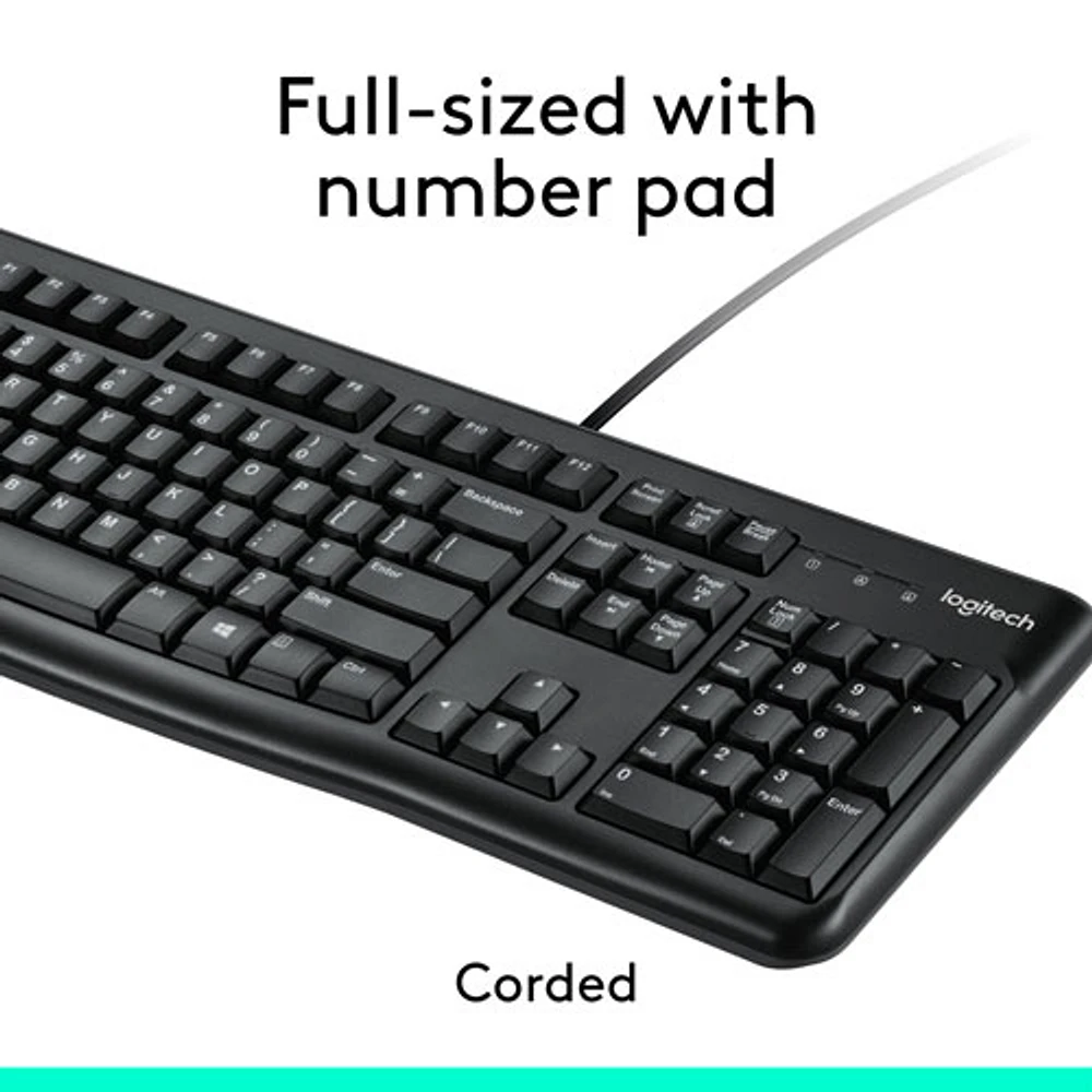 Ensemble avec clavier et souris MK120 de Logitech