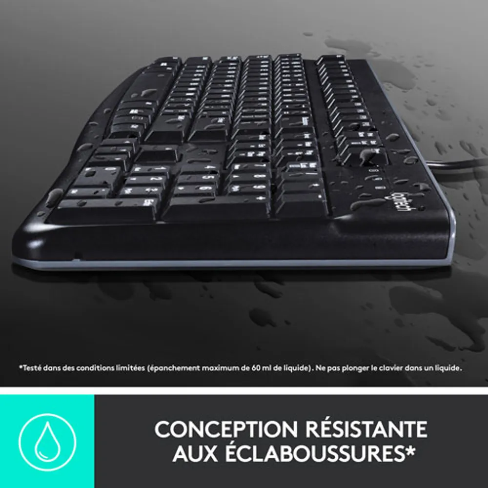 Ensemble avec clavier et souris MK120 de Logitech