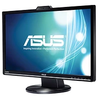 Moniteur DEL 24 po GTG 2 ms d'ASUS avec caméra Web (VK248H-CSM) - Noir - Anglais