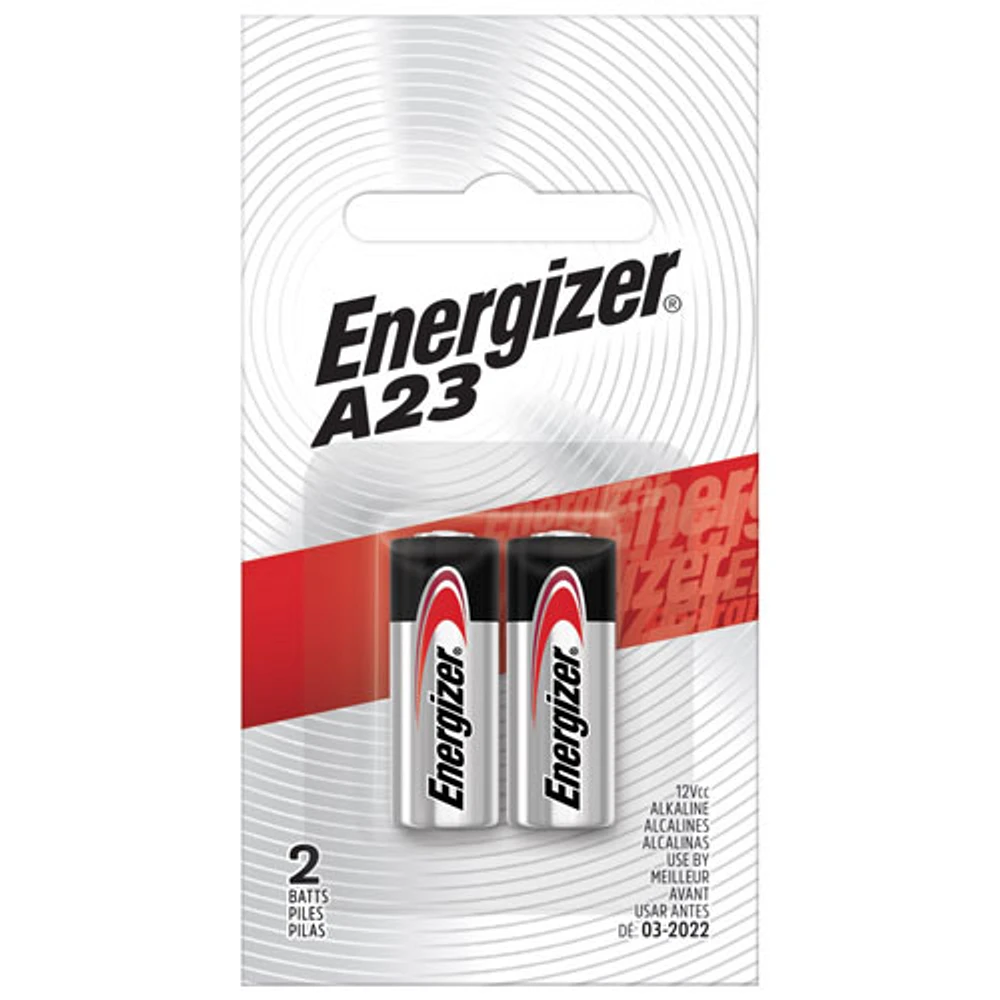 Paquet de 2 piles spéciales A23 d'Energizer (A23BPZ-2)