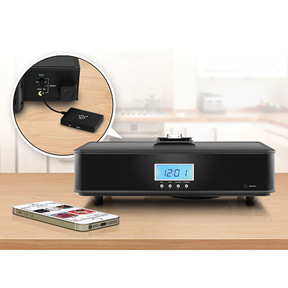 Récepteur de musique BluetoothMD d'Aluratek (AISO1F)