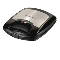 Hamilton Beach Belgian-Style Waffle Maker (26020C) - Black/ Stainless Steel