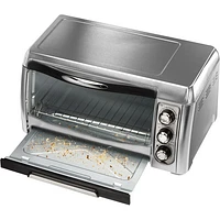 Hamilton Beach Easy-Reach Convection Toaster Oven - 6-Slice - Stainless Steel