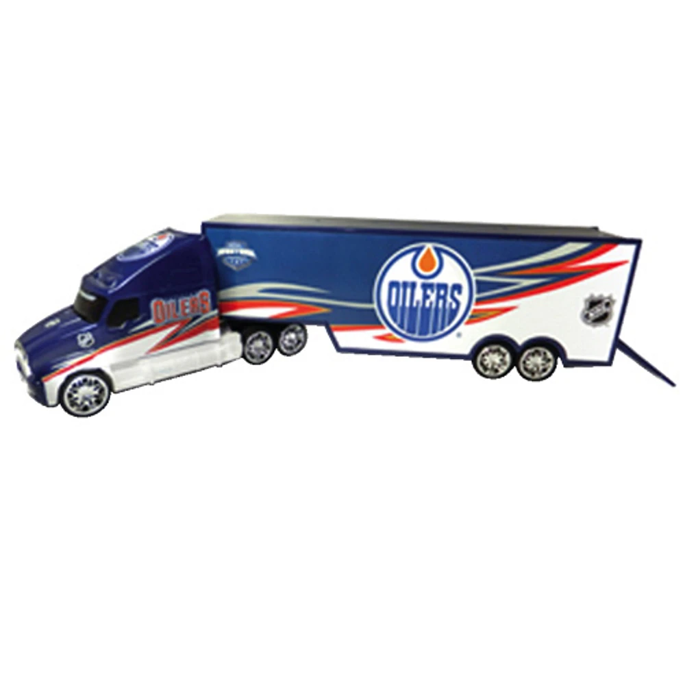 Réplique de camion en métal coulé à échelle 1:64 des Oilers d'Edmonton